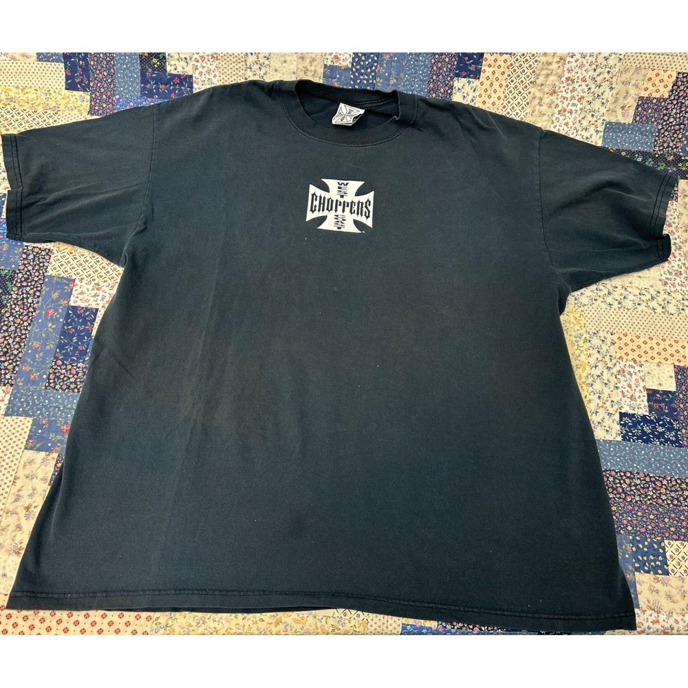Vintage West Coast Choppers T Shirt Jesse James 2XL Y2K